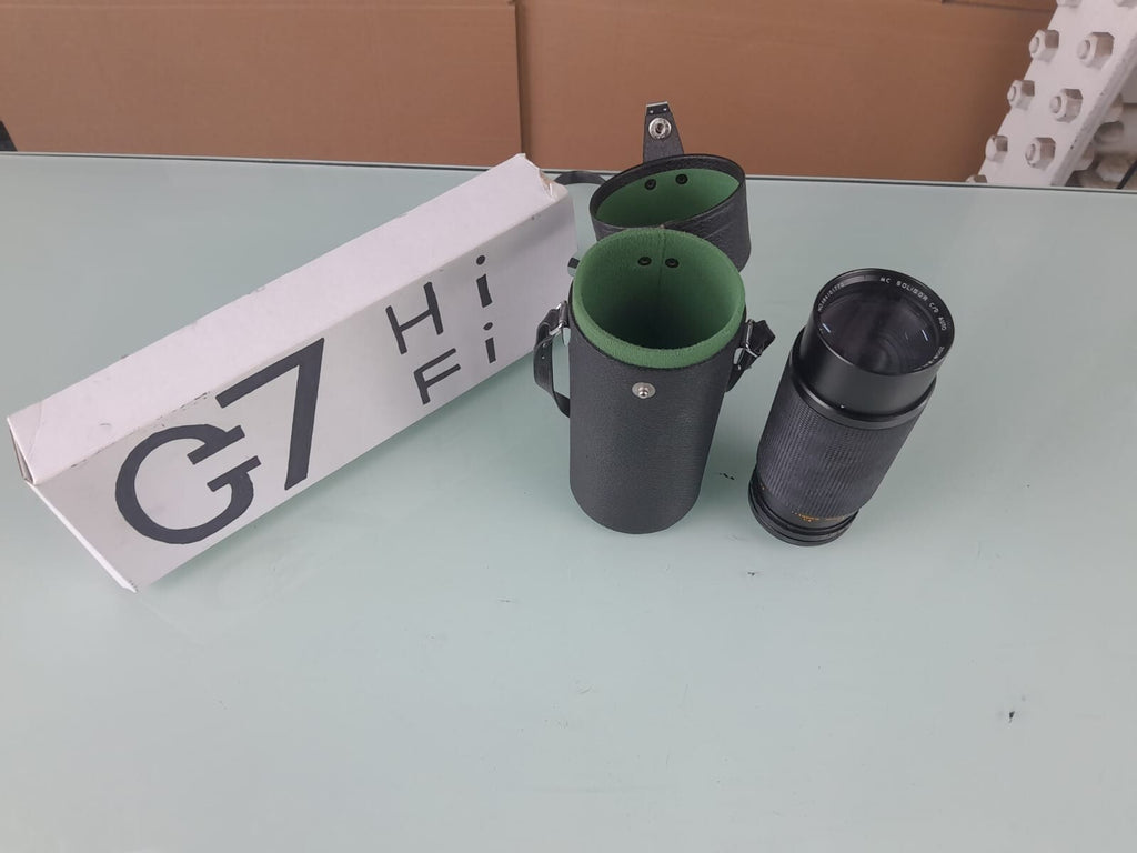 SOLIGOR ZOOM + MACRO 80 - 300MM F/ 5.6 MC C/D AUTO CAMERA LENS