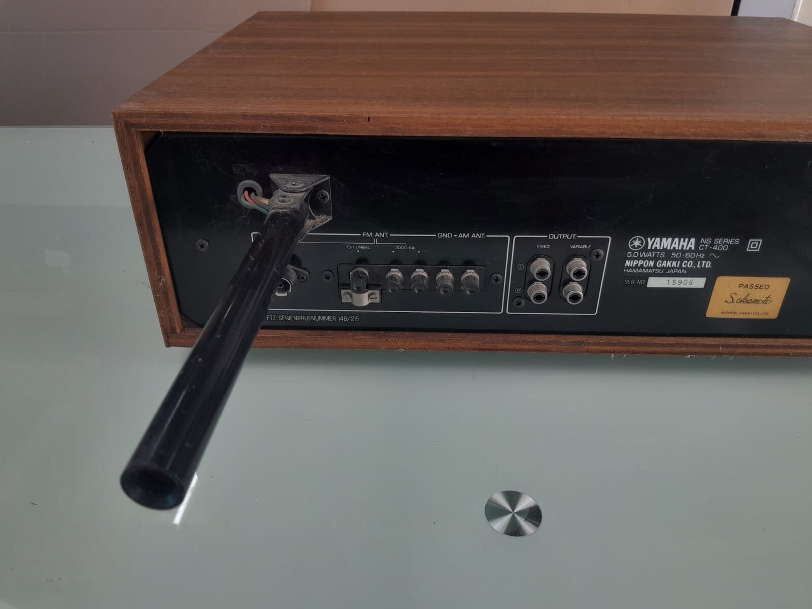 YAMAHA CT 400 NATURAL SOUND AM / FM STEREO TUNER