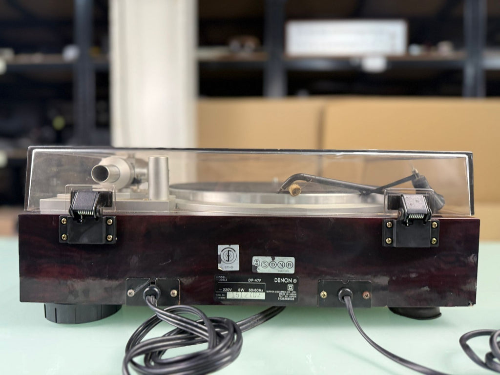 DENON DP 47F TURNTABLE DYNAMIC SERVO TRACER TONEARM