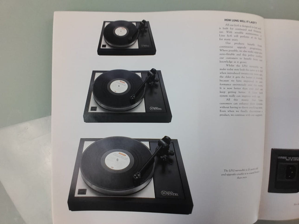LINN HI FI BROCHURE