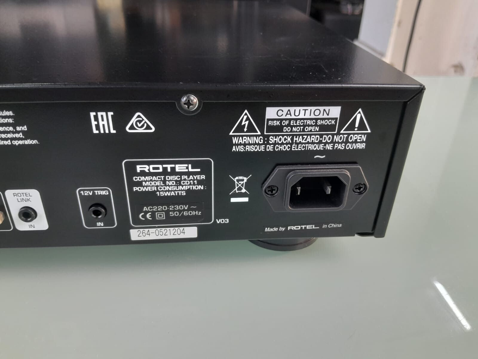 ROTEL CD11 TRIBUTE CD PLAYER