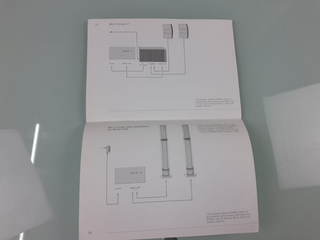 BANG & OLUFSEN B&O MASTER CONTROL LINK 2 INSTALLATION GUIDE