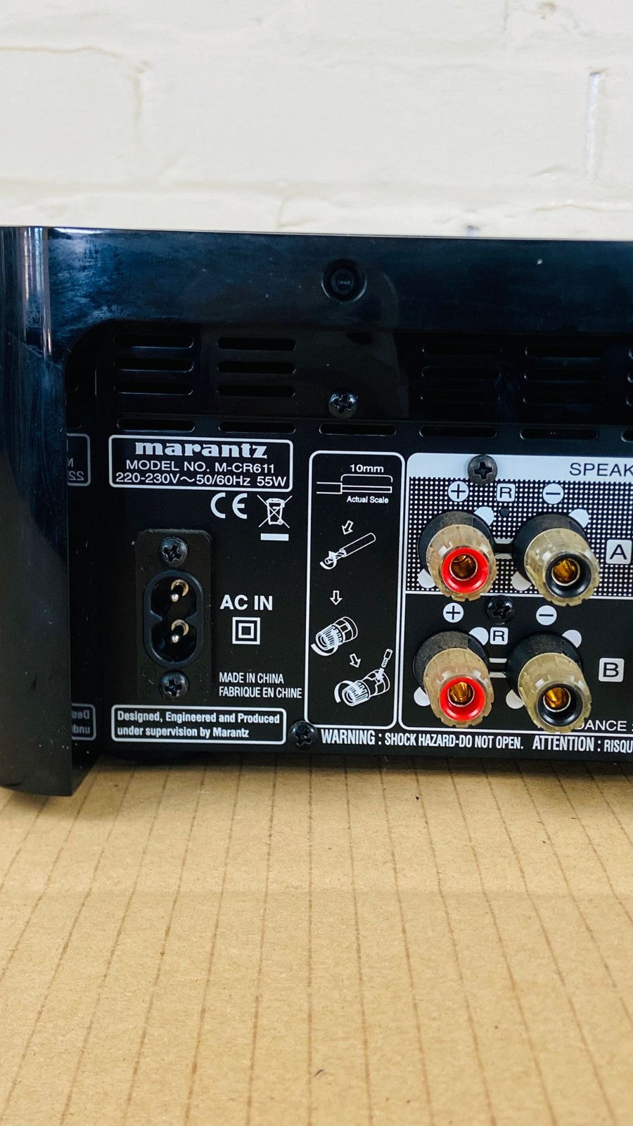 MARANTZ M CR611 CD RECEIVER WITH REMOTE