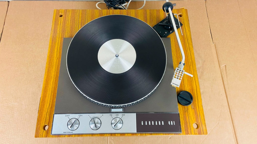 GARRARD 401 TURNTABLE WITH SHURE 75 6 CARTRIDGE