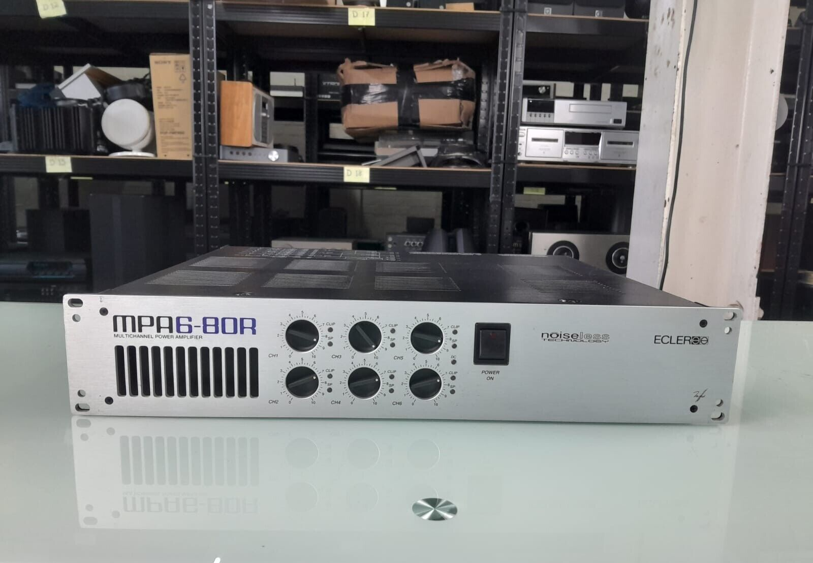 ECLER MPA6-80R MULTICHANNEL POWER AMPLIFIER