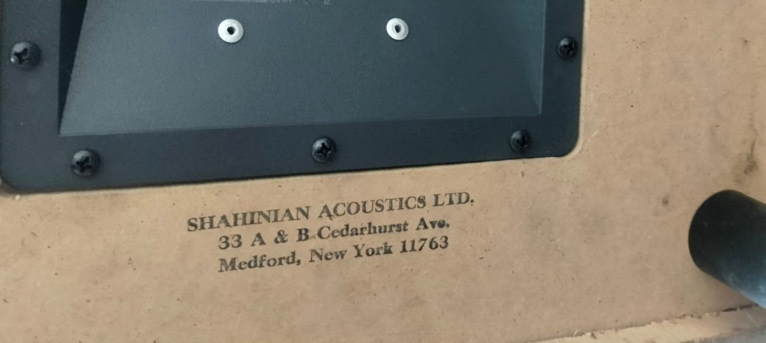 SHAHINIAN ARCS MK2 OMNIDIRECTIONAL ACOUSTICS ARC SPEAKERS