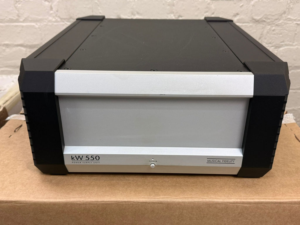 SERVICED MUSICAL FIDELITY KW 550 INTEGRATED AMPLIFIER & KW 550 POWER SUPPLY