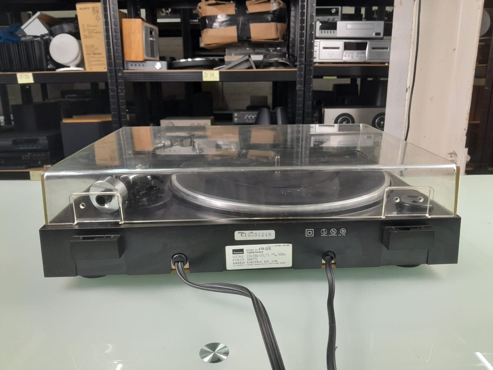 SANSUI FR D3 TURNTABLE