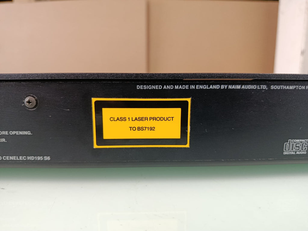 NAIM NA CD3 CD PLAYER WITH PLUCK AND REMOTE