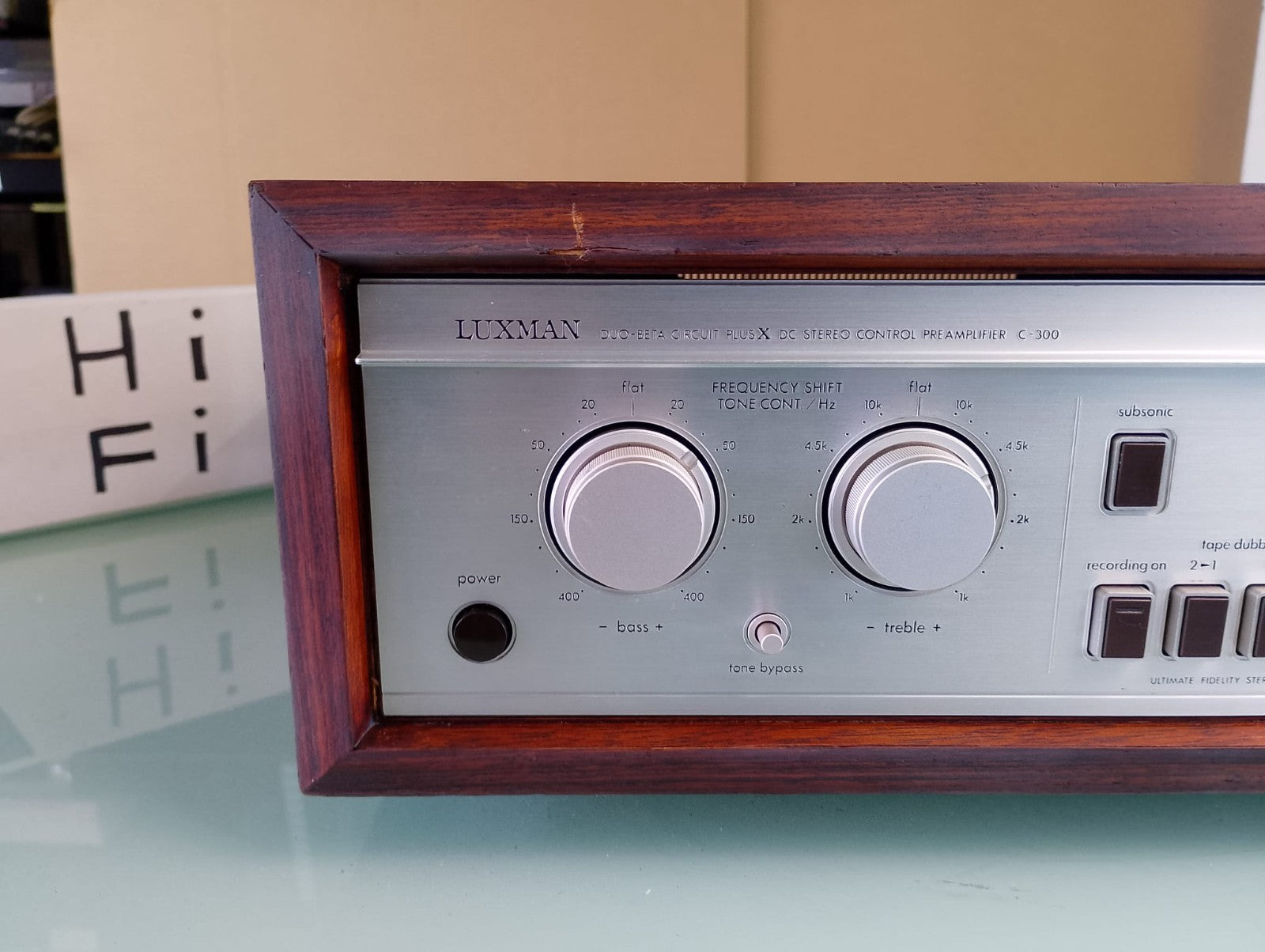 LUXMAN C 300 DUO-BETA CIRCUIT PLUS X DC STEREO CONTROL PREAMPLIFIER