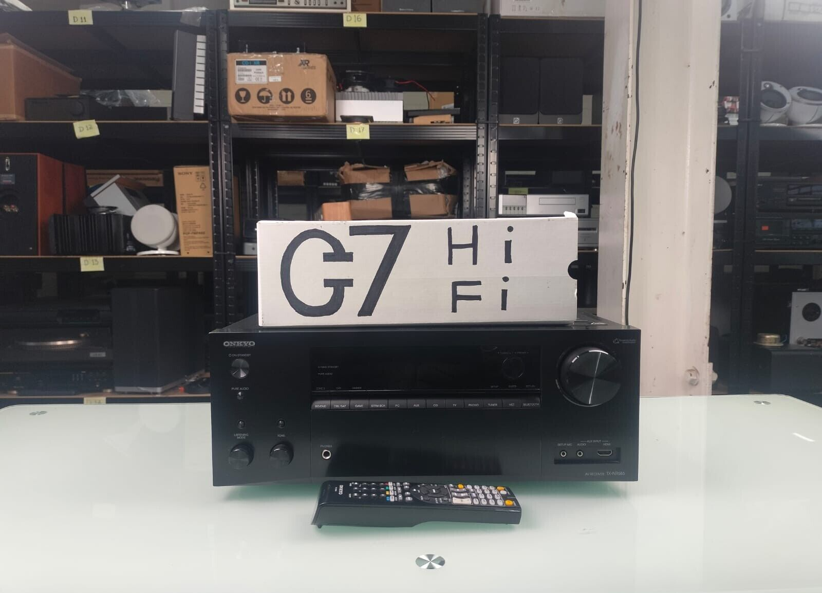 ONKYO TX-NR686 AV RECEIVER Dolby Atmos 4K 165w 7.2 DTS X