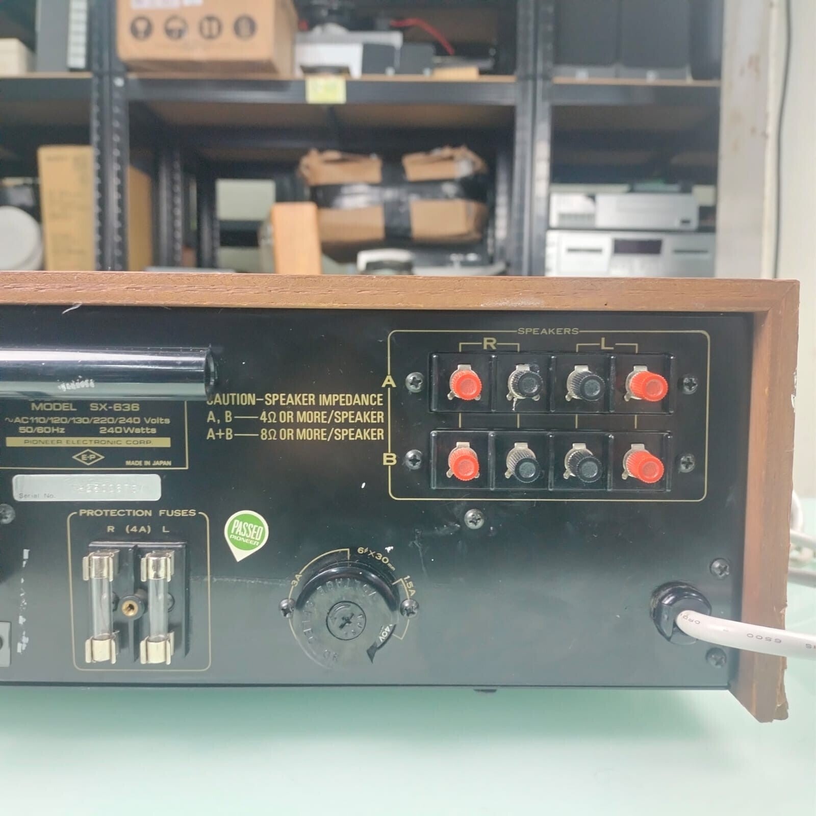 PIONEER SX-636 STEREO RECEIVER