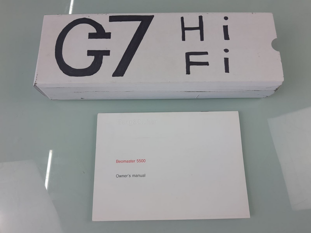 BANG & OLUFSEN B&O BEOMASTER 5500 OWNER'S MANUAL