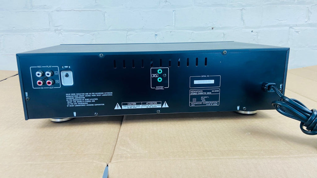 SERVICED KENWOOD KX 3050 STEREO CASSETTE DECK