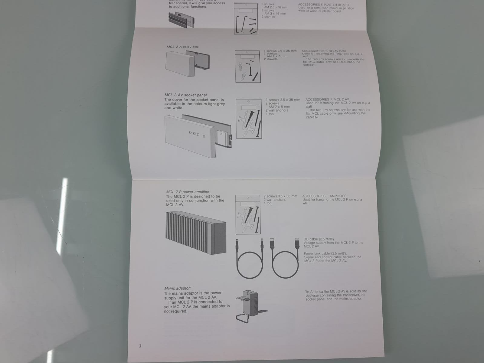 BANG & OLUFSEN B&O MASTER CONTROL LINK 2 INSTALLATION GUIDE