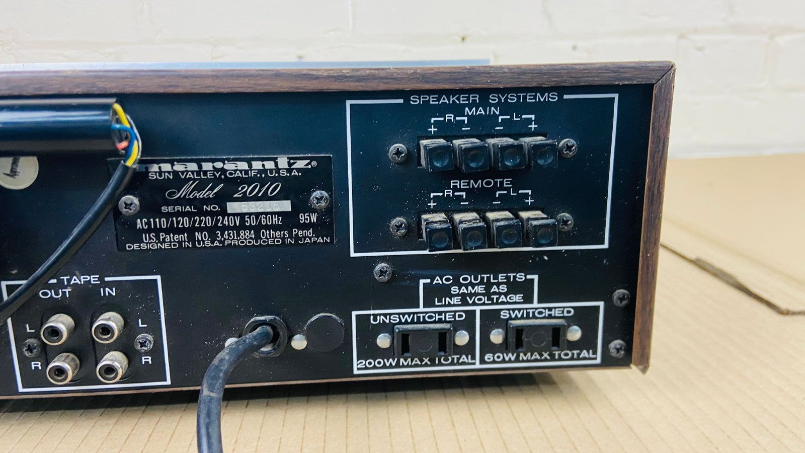 MARANTZ 2010 STEREOPHONIC RECEIVER