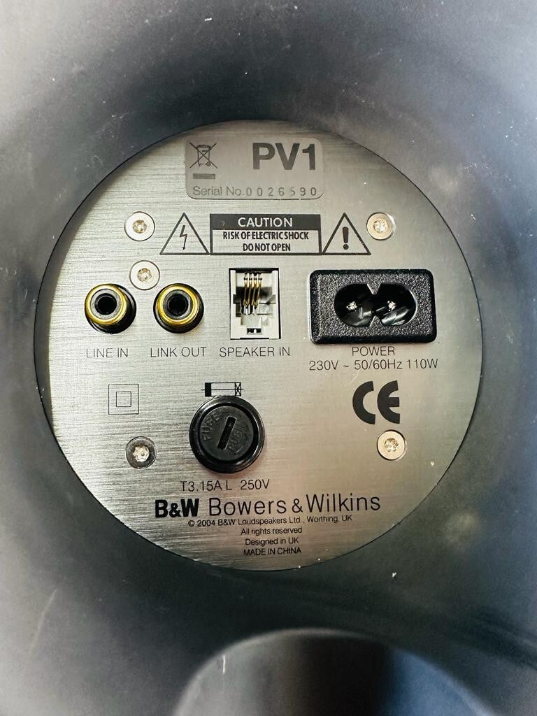 Bowers & Wilkins B&W PV1 Empty Subwoofer Case