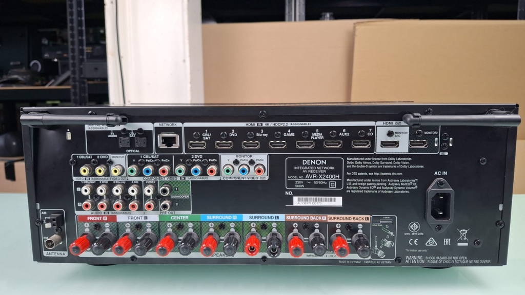 DENON AVR X2400H INTEGRATED NETWORK AV RECEIVER