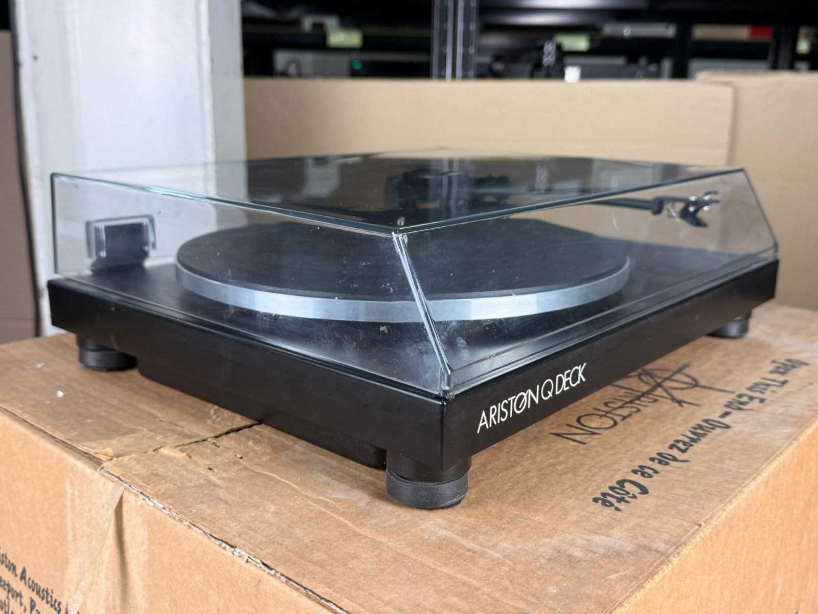 ARISTON Q DECK WITH ORTOFON CARTRIDGE TURNTABLE