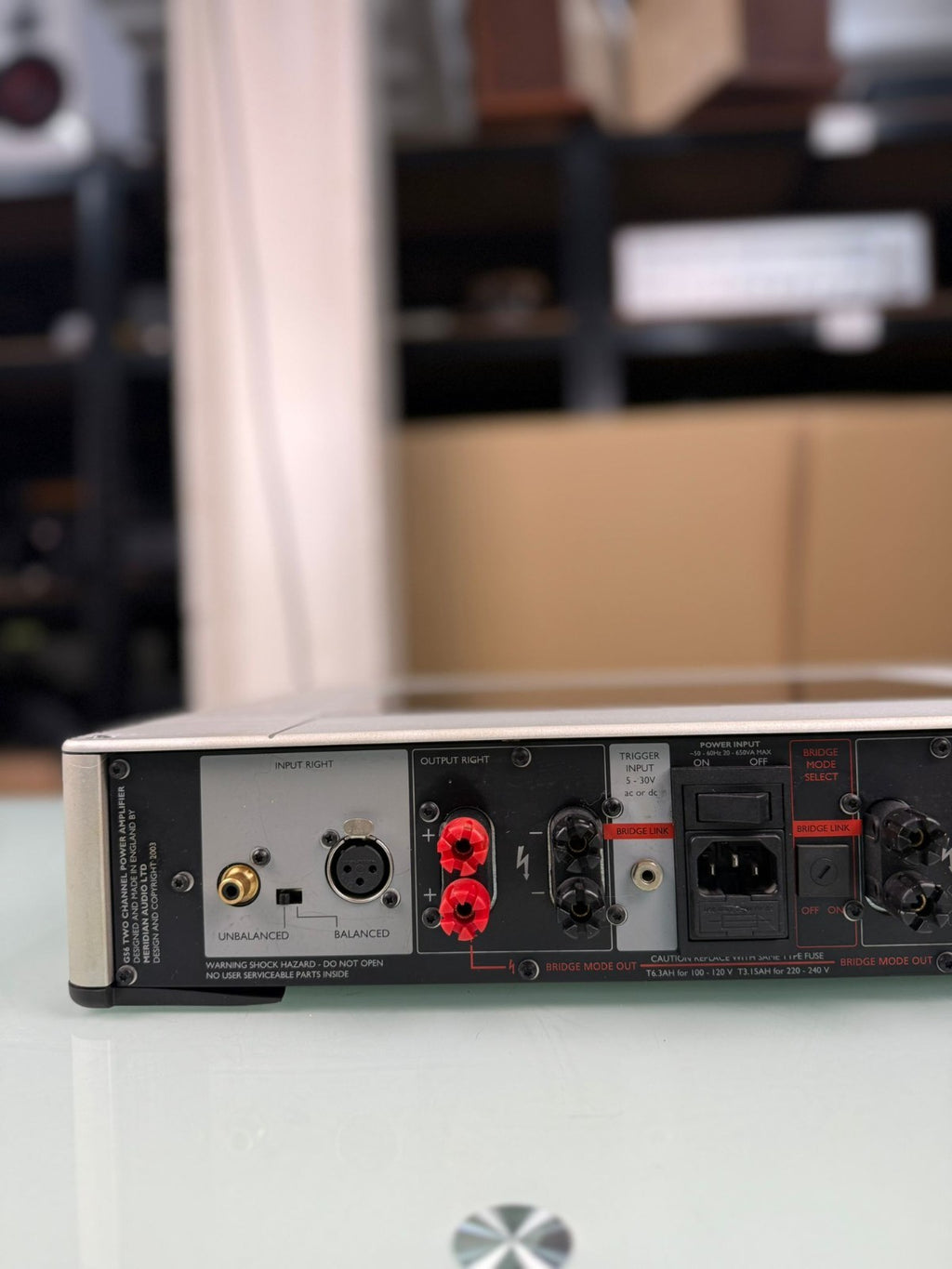 MERIDIAN G56 TWO CHANNEL POWER AMPLIFIER