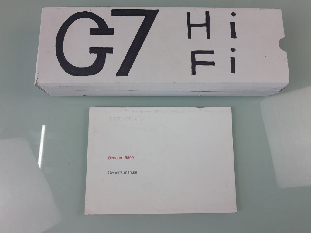 BANG & OLUFSEN B&O BEOCORD 5500 OWNER'S MANUAL