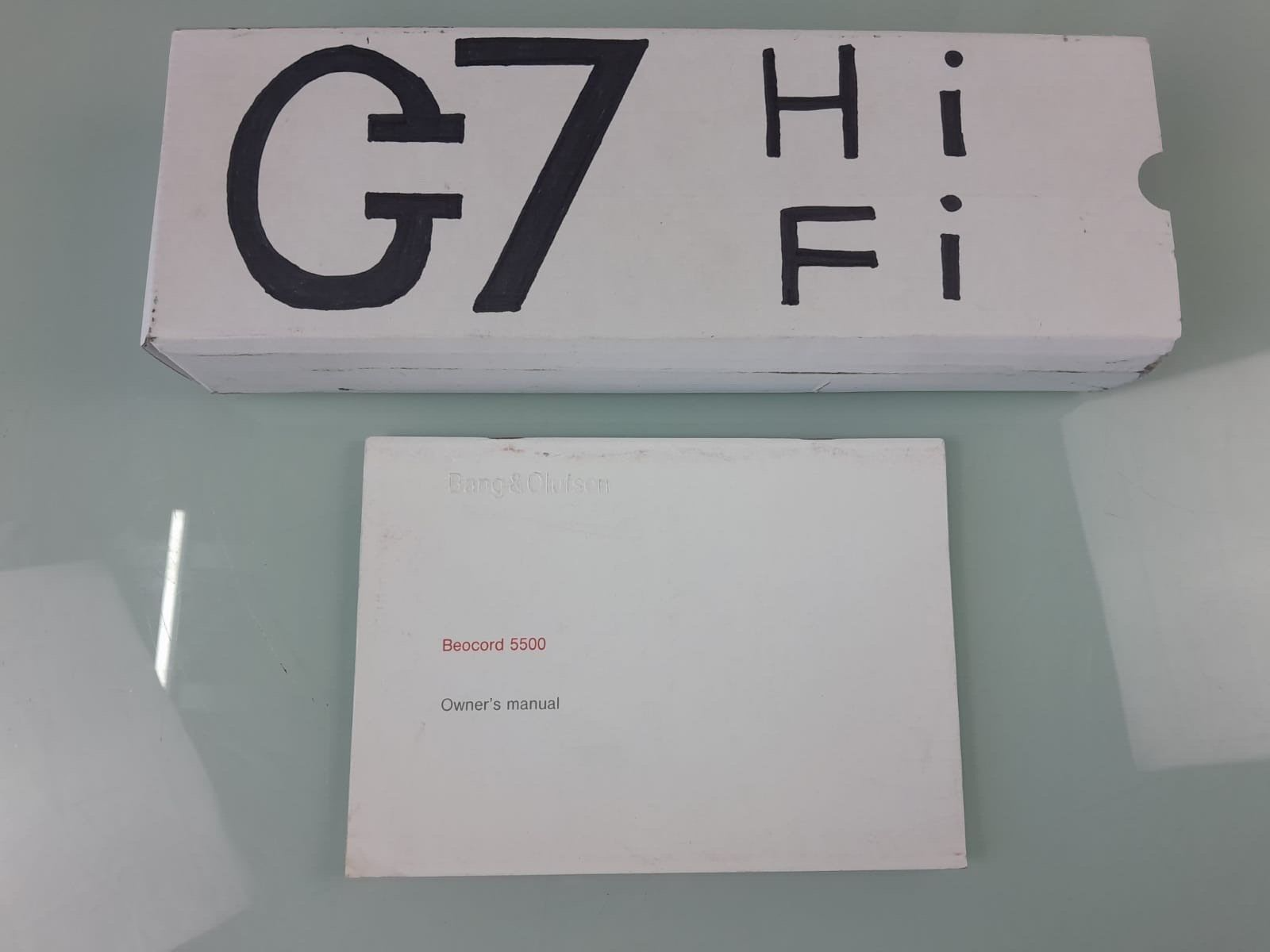 BANG & OLUFSEN B&O BEOCORD 5500 OWNER'S MANUAL