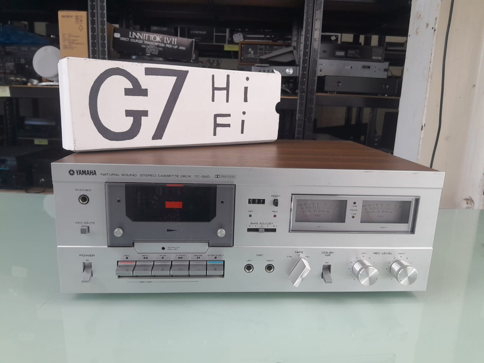 YAMAHA TC 520 NATURAL SOUND STEREO CASSETTE DECK