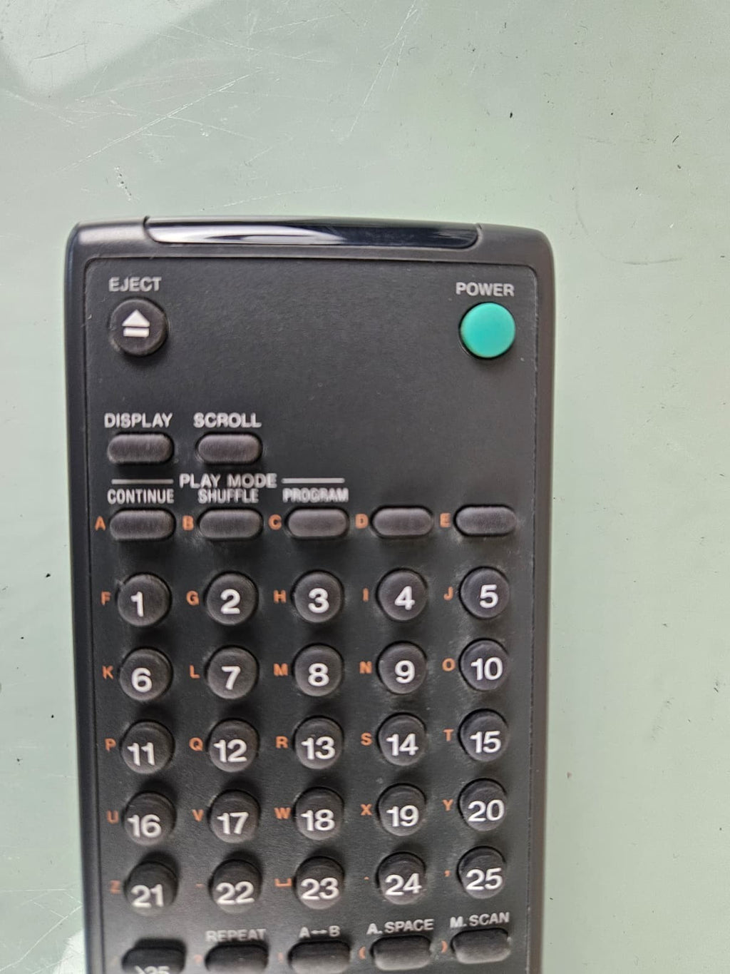 SONY RM D7M REMOTE CONTROL FOR MINIDISC DECK