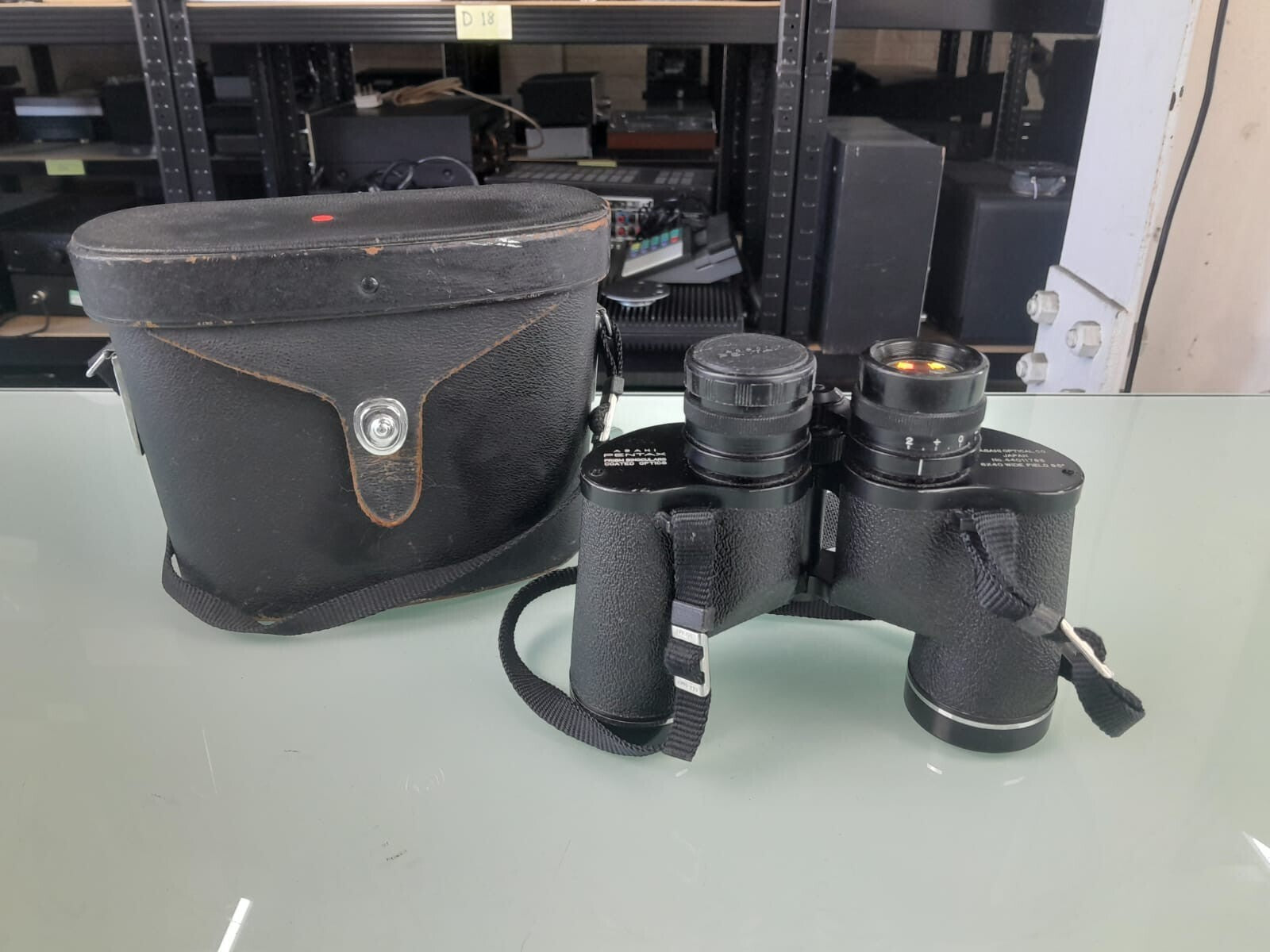ASAHI PENTAX PRISM BINOCULARS COATED OPTICS 8X40 WIDE FIELD 9.5