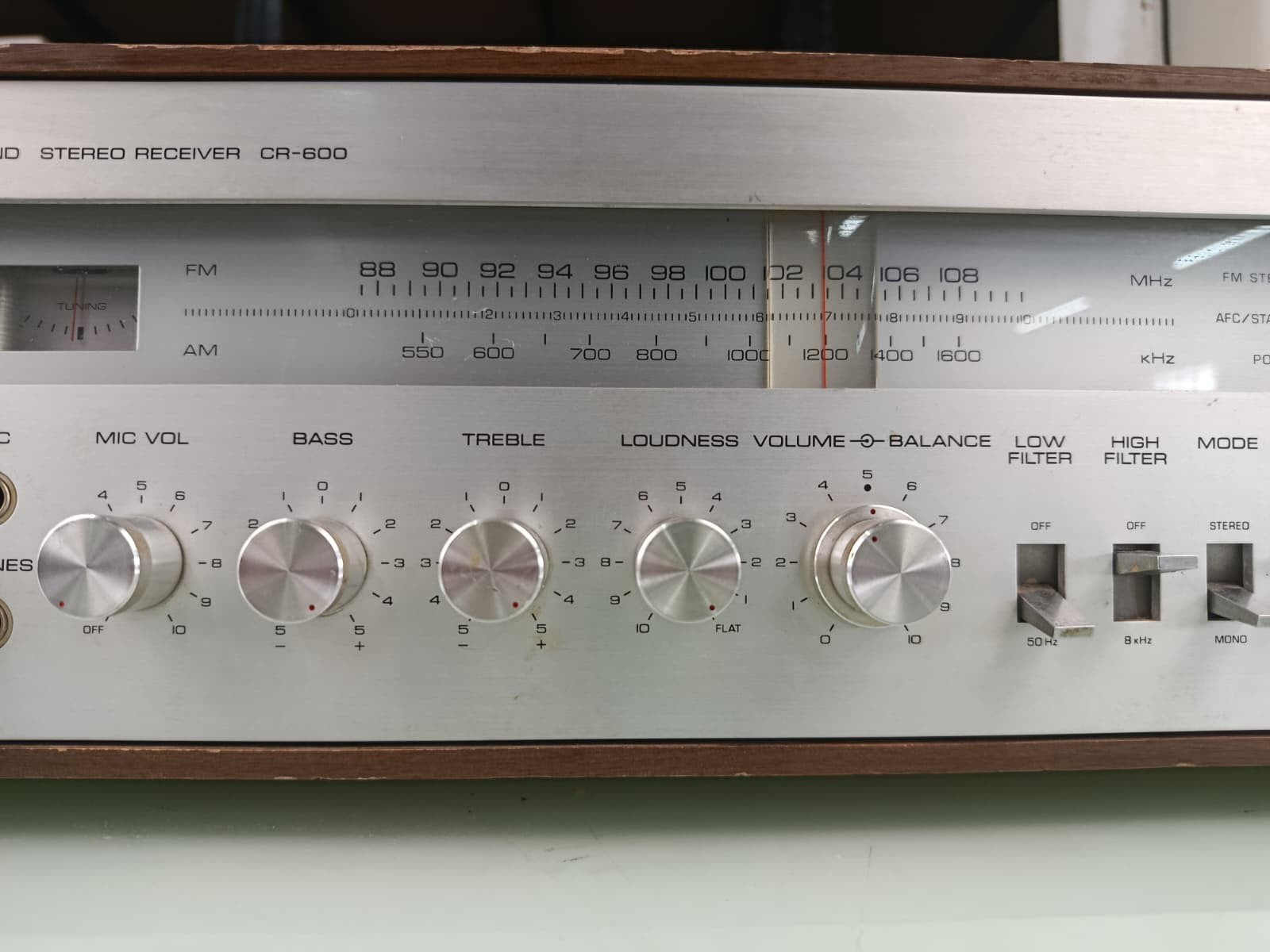 YAMAHA CR 600 NATURAL SOUND STEREO RECEIVER