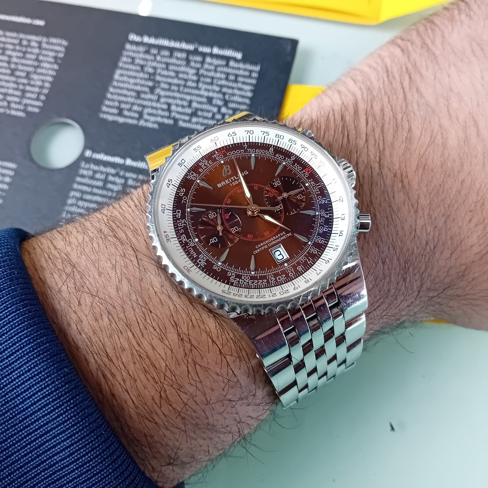 BREITLING MONTBRILLANT LEGENDE A23340 AUTOMATIC WATCH