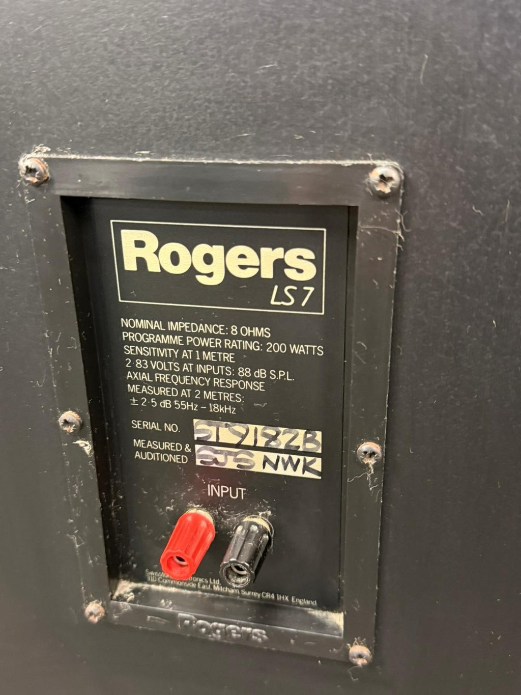 ROGERS LS 7 SPEAKERS