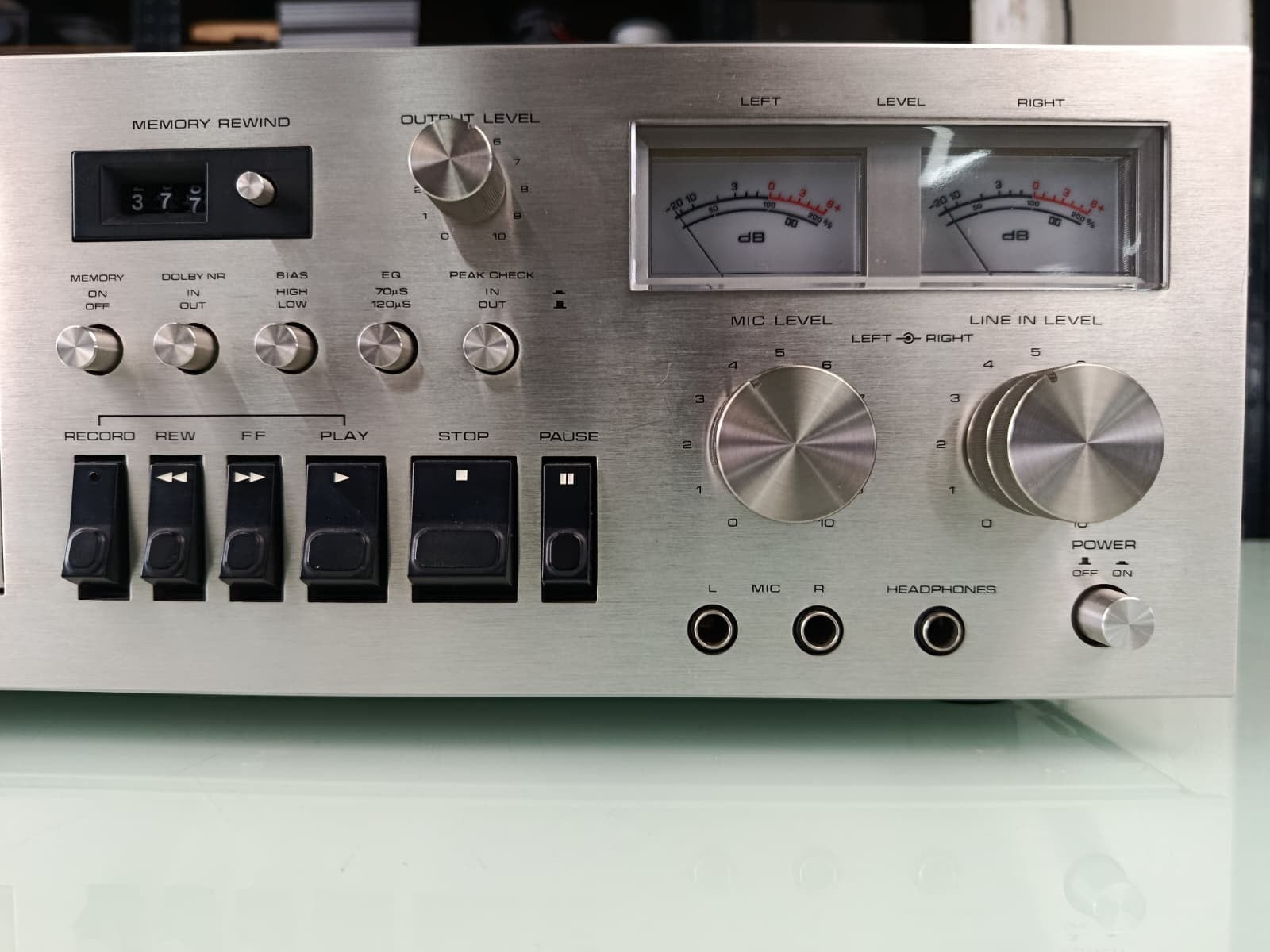 SERVICED !! TECHNICS 671 STEREO CASSETTE DECK