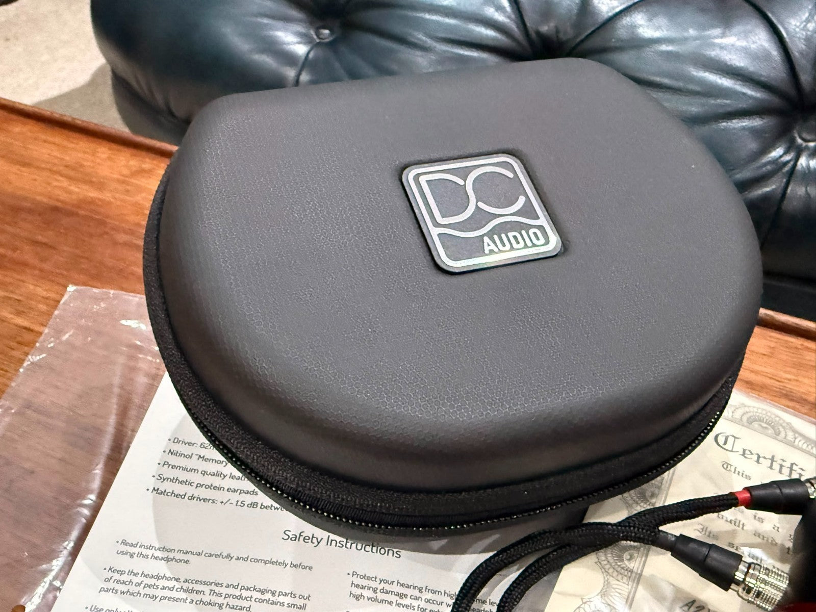 DAN CLARK AUDIO MRSPEAKERS AE ON 2 OPEN HEADPHONES