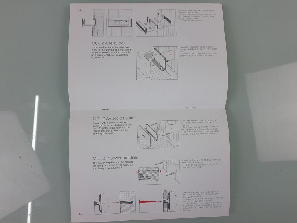BANG & OLUFSEN B&O MASTER CONTROL LINK 2 INSTALLATION GUIDE