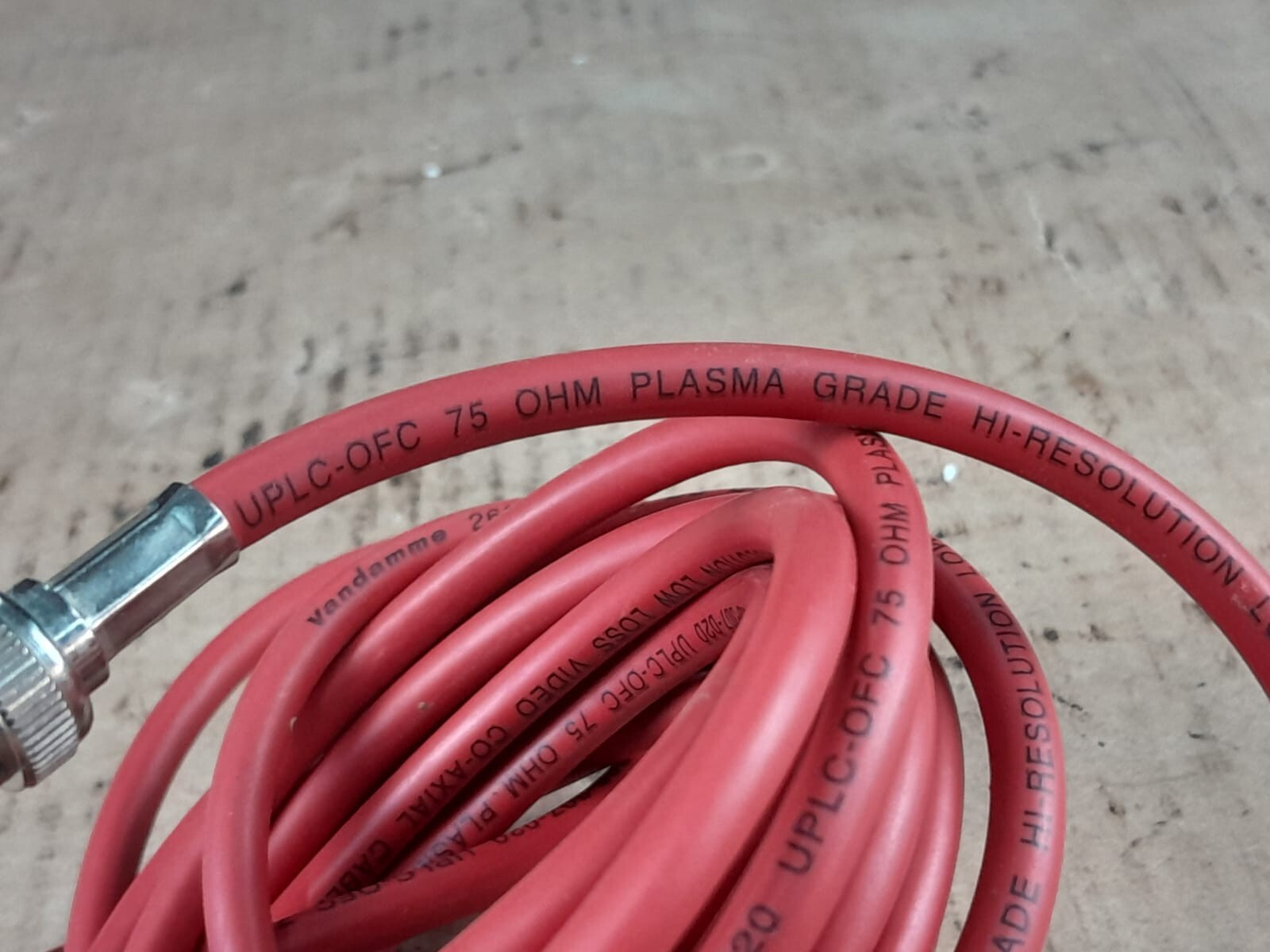 Van Damme Subwoofer Cable