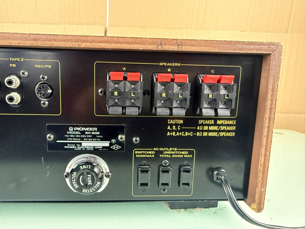 PIONEER SX 939 MONSTER STEREO RECEIVER