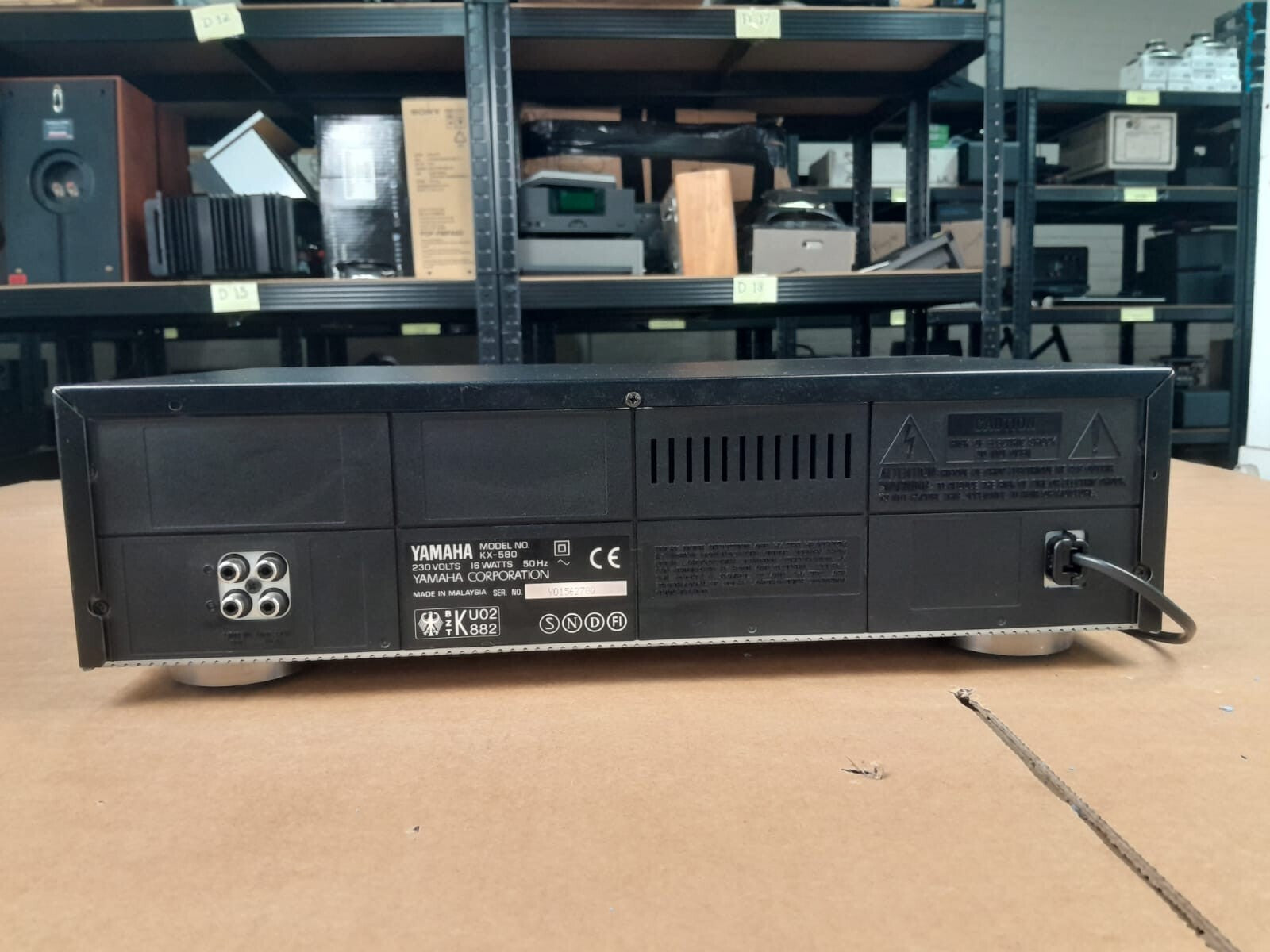 Yamaha KX-580 special edition Natural Sound Stereo Cassette Deck