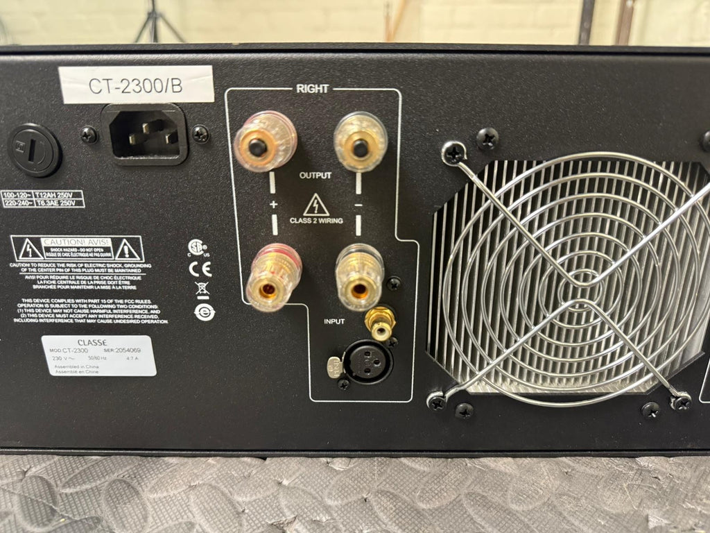CLASSE CT 2300 STEREO POWER AMPLIFIER