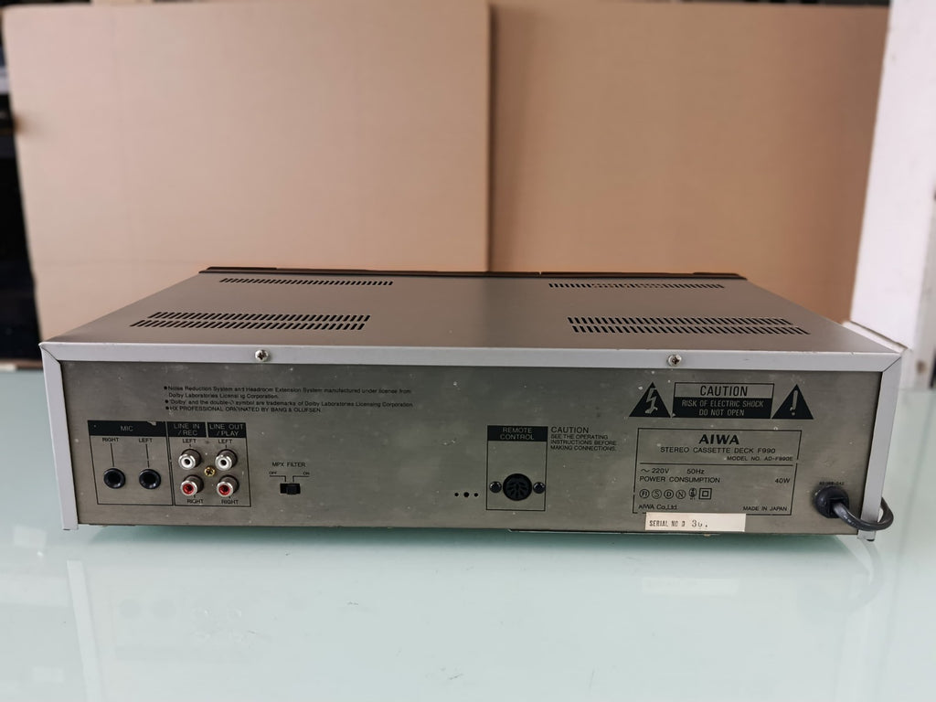AIWA F 990 STEREO CASSETTE DECK