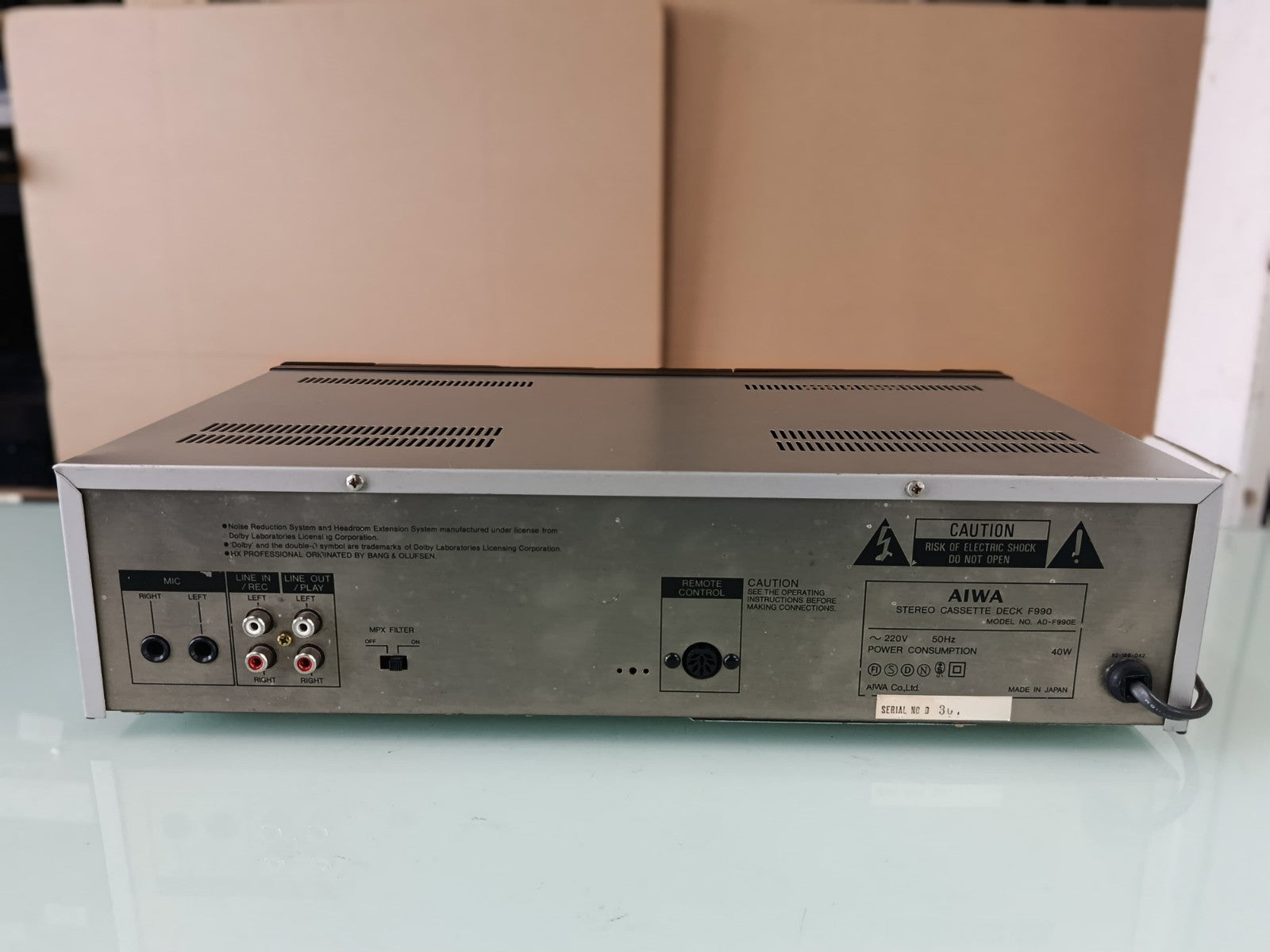 AIWA F 990 STEREO CASSETTE DECK