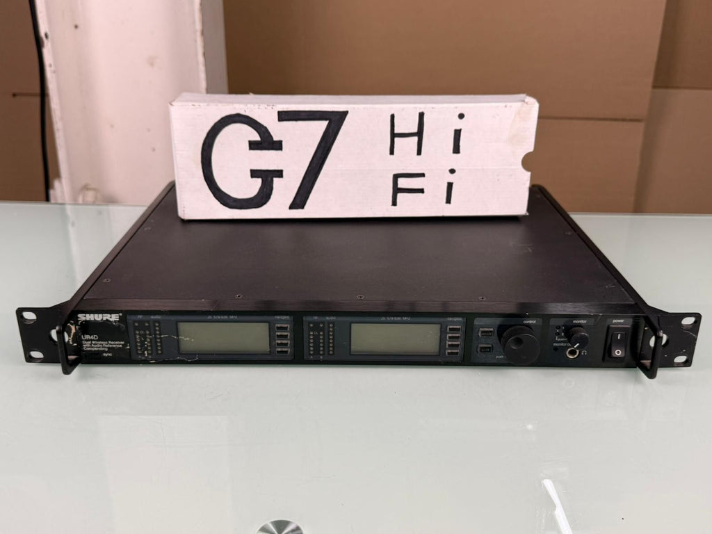 Shure UR4D J5E Dual Channel Wireless Receiver 578-638 MHz #003