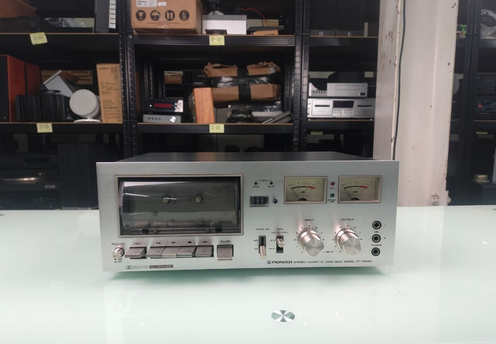 PIONEER CT-F6060 STEREO CASSETTE TAPE DECK