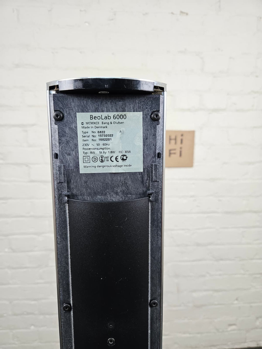 BANG & OLUFSEN B&O BEOLAB 6000 SINGLE FLOOR STANDING SPEAKER ONLY