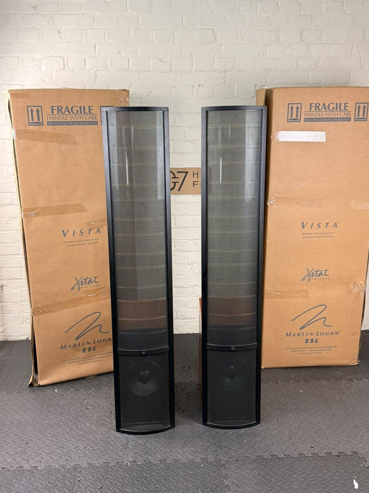 MARTIN LOGAN ESL VISTA SPEAKERS