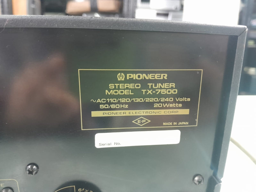 PIONEER TX 7500 STEREO TUNER