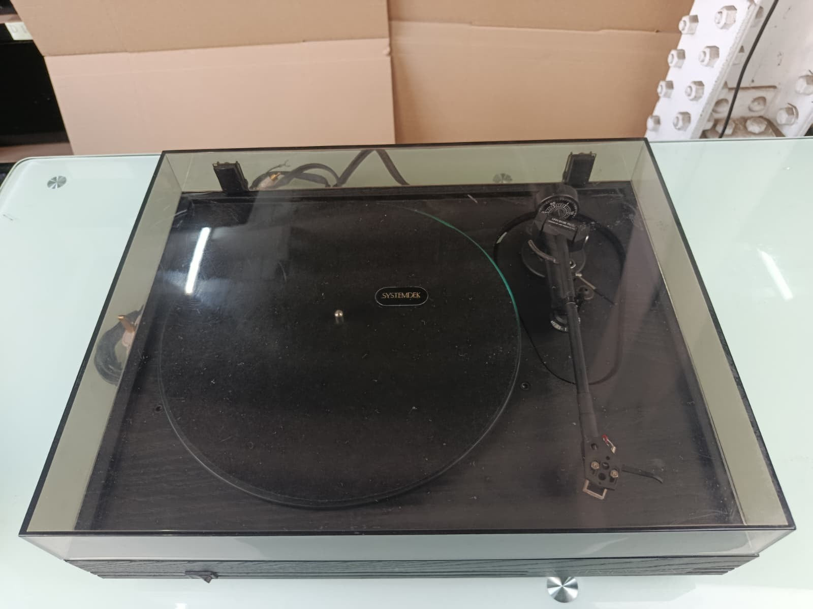 SYSTEMDEK IIX TURNTABLE WITH LINN BASIK PLUS TONEARM
