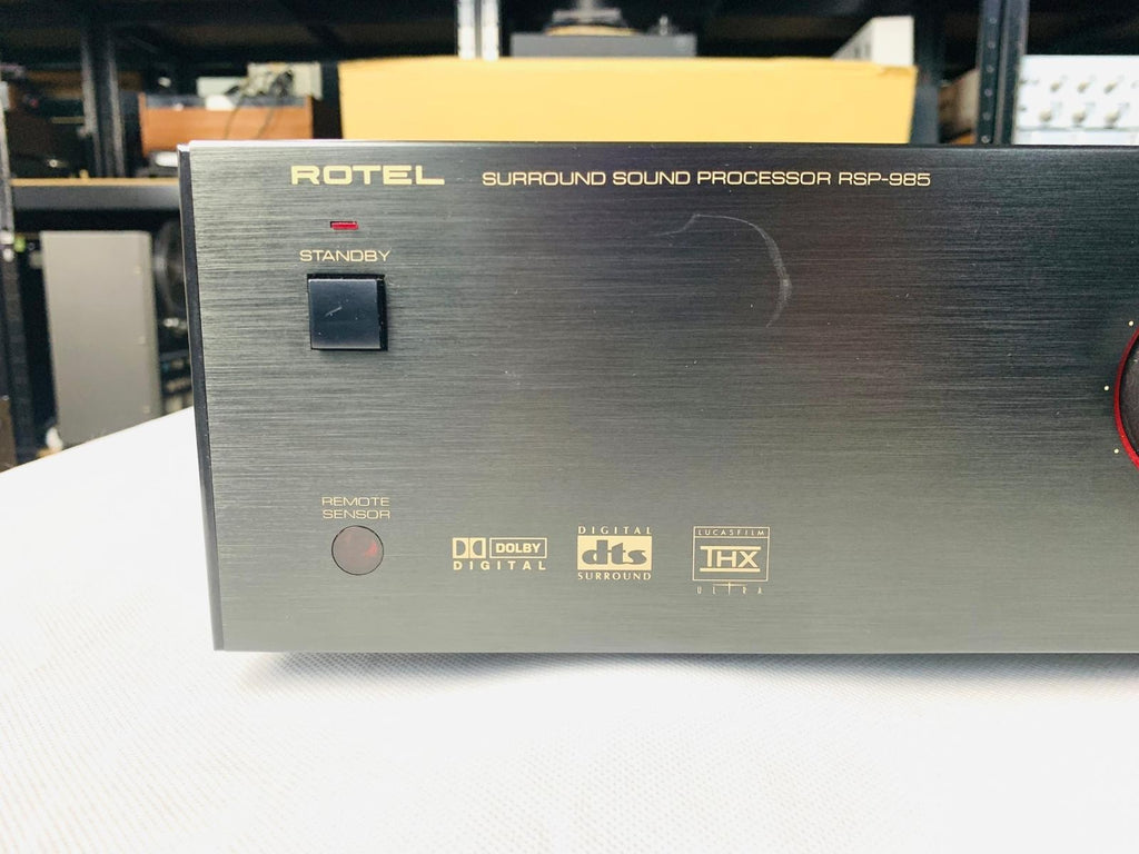 ROTEL RSP 985 SURROUND SOUND PROCESSOR WITH REMOTE