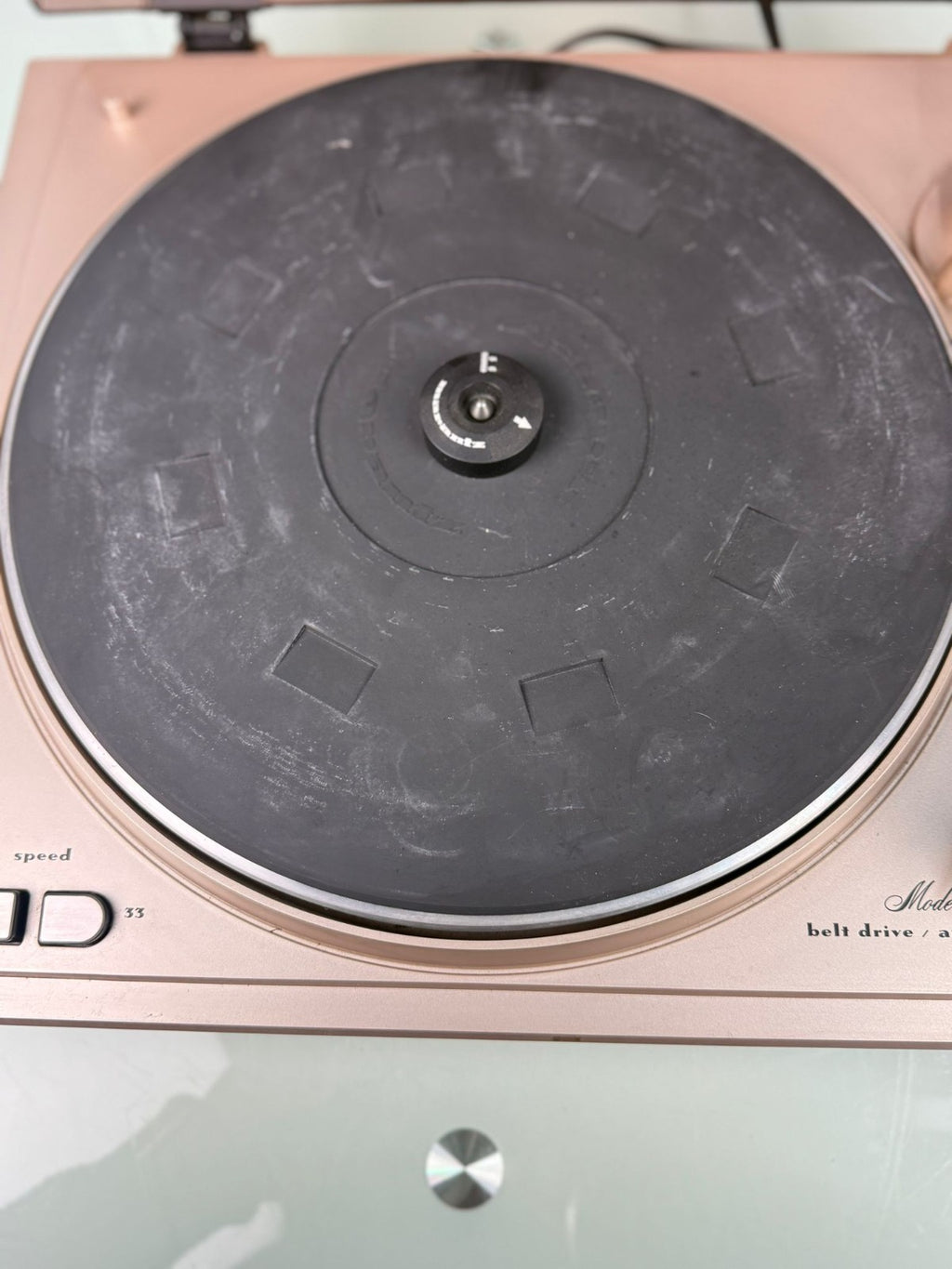 MARANTZ 6025 TURNTABLE WITH SHURE M75ED TYPE 2 CARTRIDGE