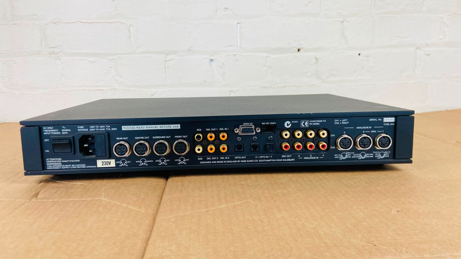 MARK RAGGETTS NAIM AV2 PREAMPLIFIER